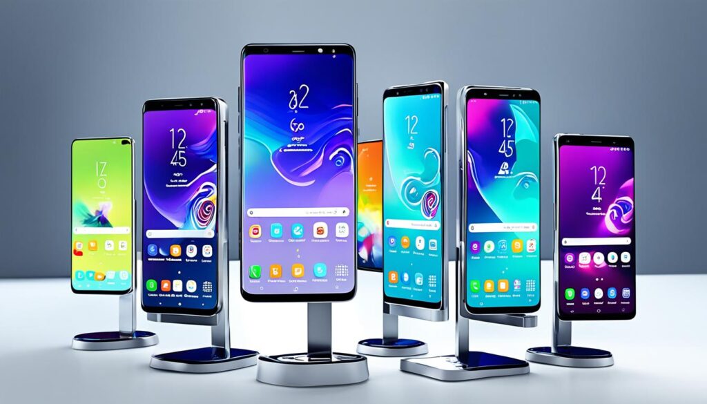 Samsung Galaxy flagship phones